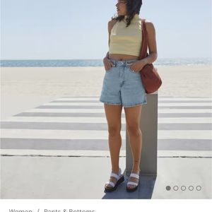 Everlane The A-Line Denim Short